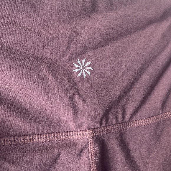 Athleta lavender purple mesh active workout crop leggings size small - Picture 7 of 14